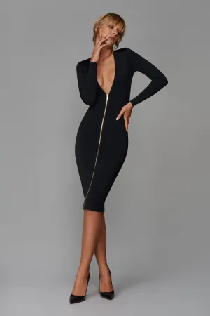 021 Zip Closure Dress - Le Vestiaire