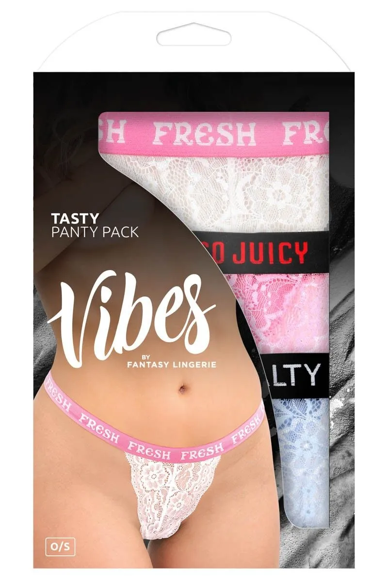 3Pcs. "Tasty" Panty Pack