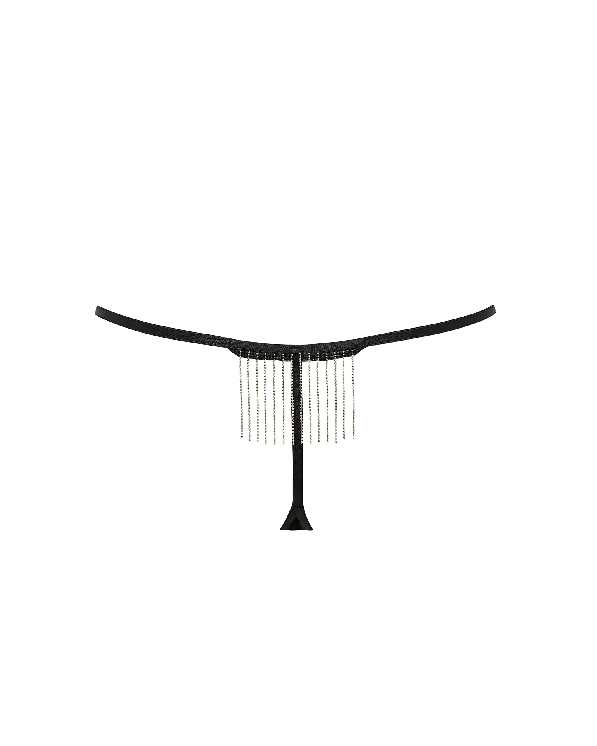 Antoinette Thong Black/Silver
