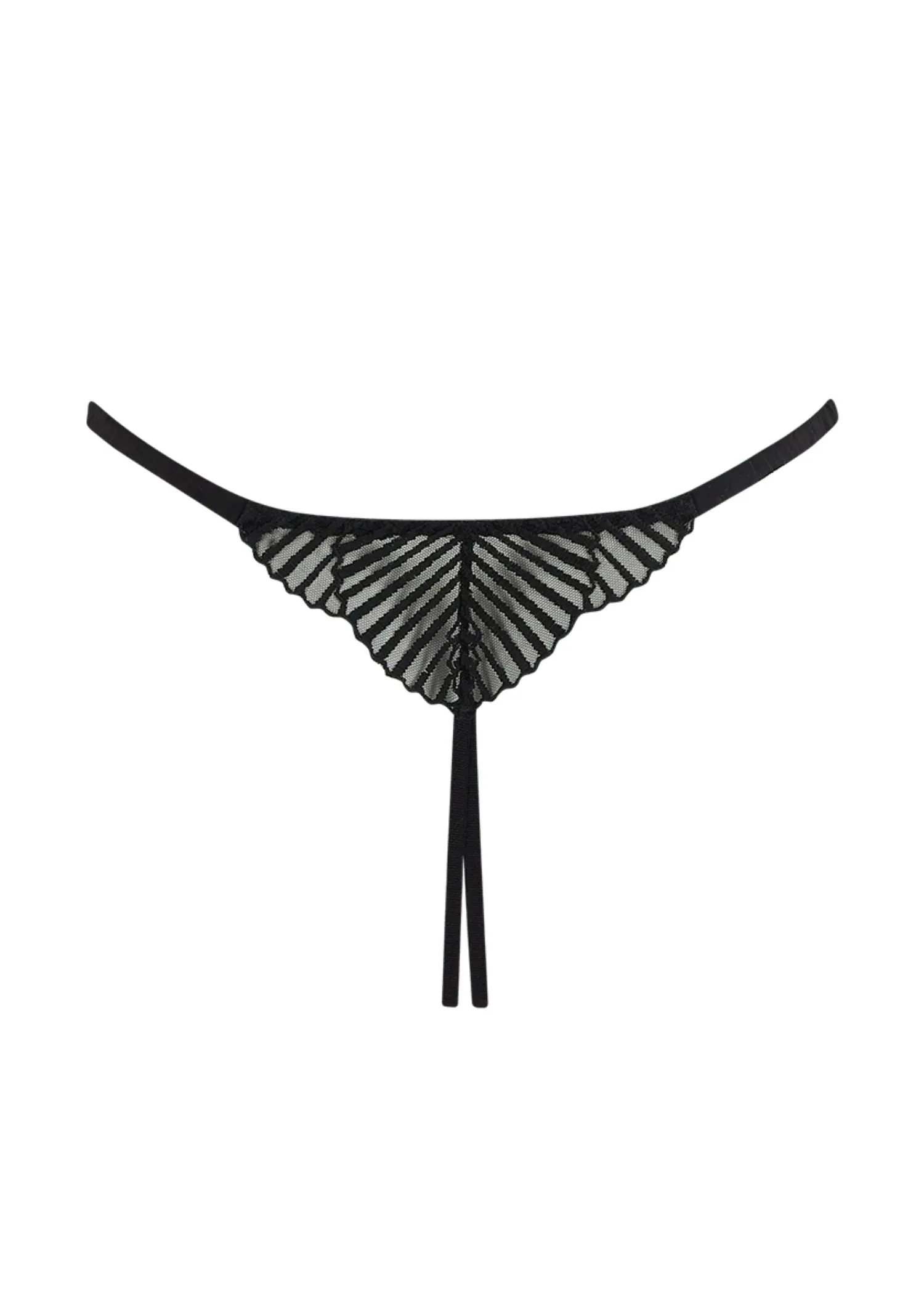 Athena Open Thong (Black)