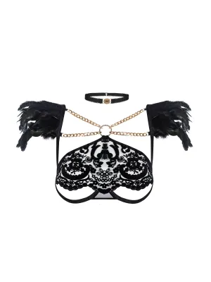 BLACK ANGEL BRA