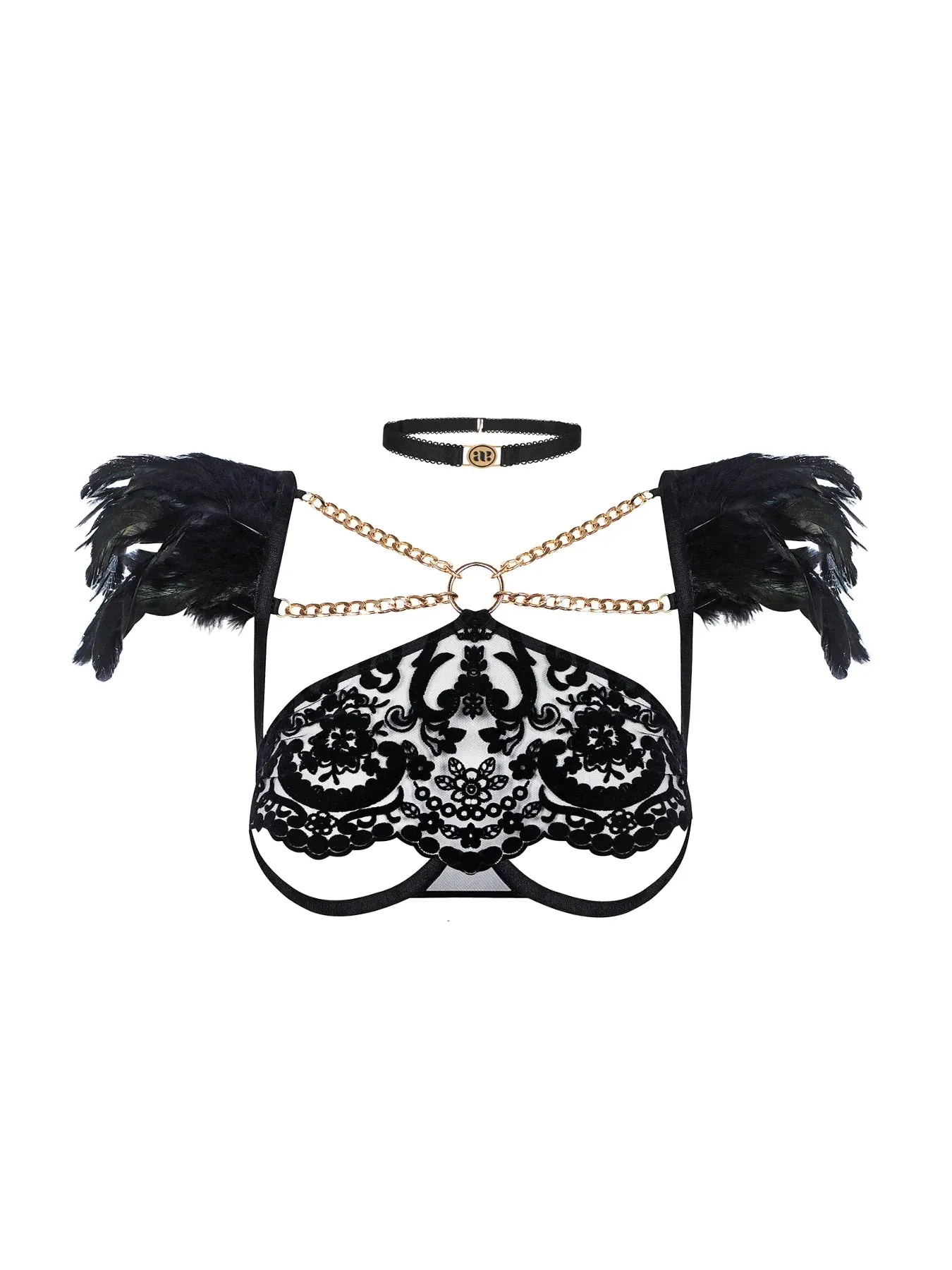 BLACK ANGEL BRA