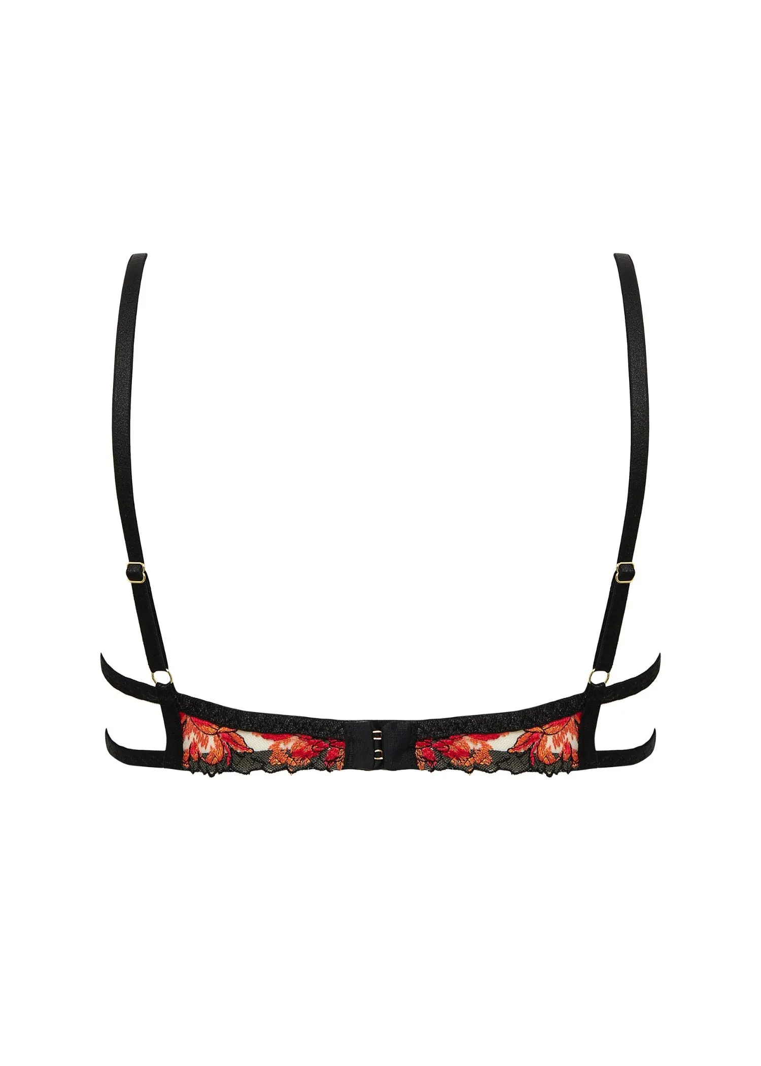Calista Wired Bra (Red/Orange)