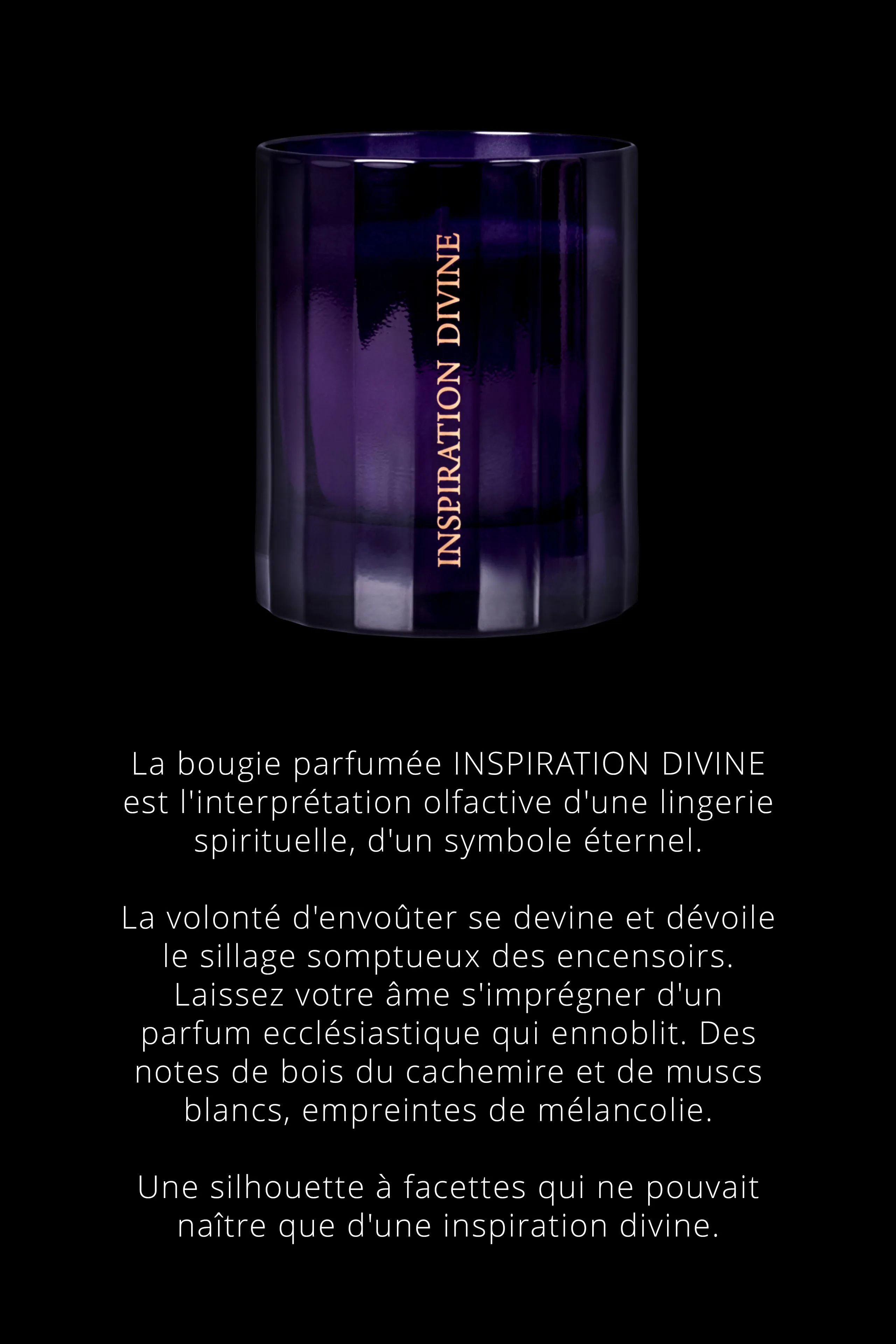 Candle notes of Precious Wood - Inspiration Divine