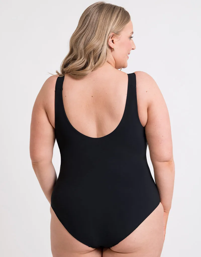 Curvy Kate Deep Dive Non-Wired Swimsuit Black