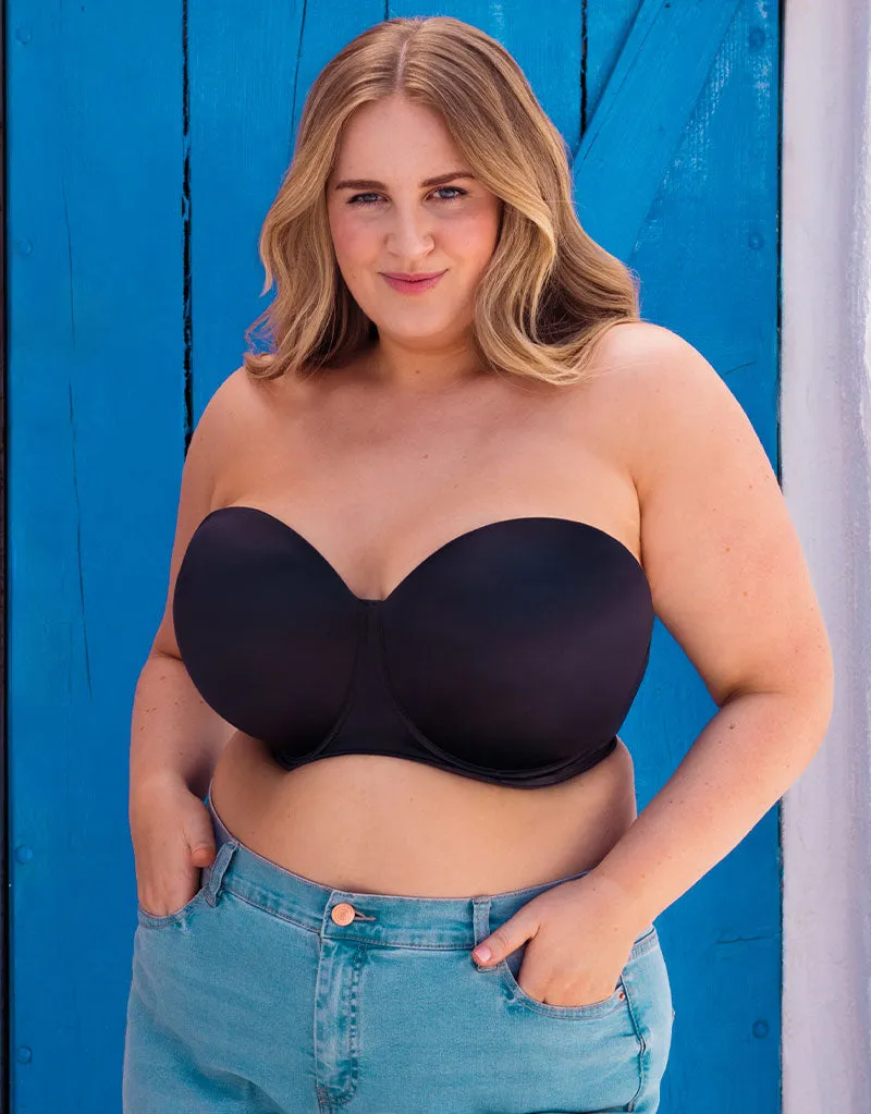 Curvy Kate Smoothie Moulded Strapless Multiway Bra Black
