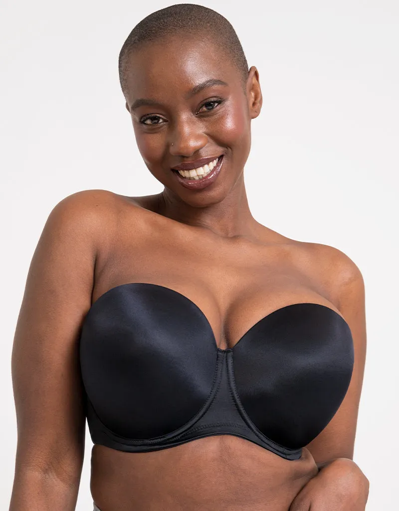 Curvy Kate Smoothie Moulded Strapless Multiway Bra Black