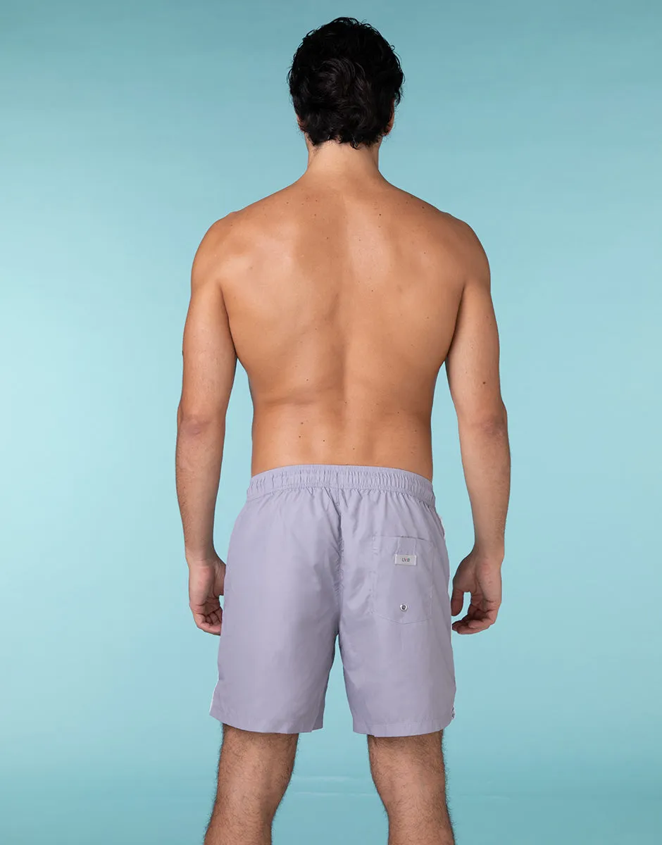 Egyptian blue swim trunks for men
