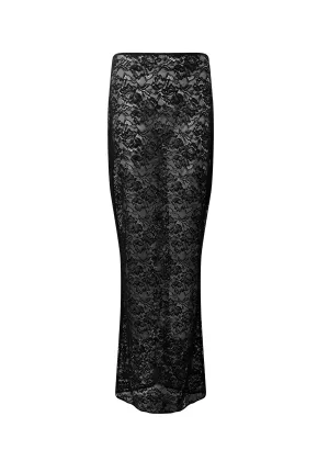 Fallon Long Skirt (Black)