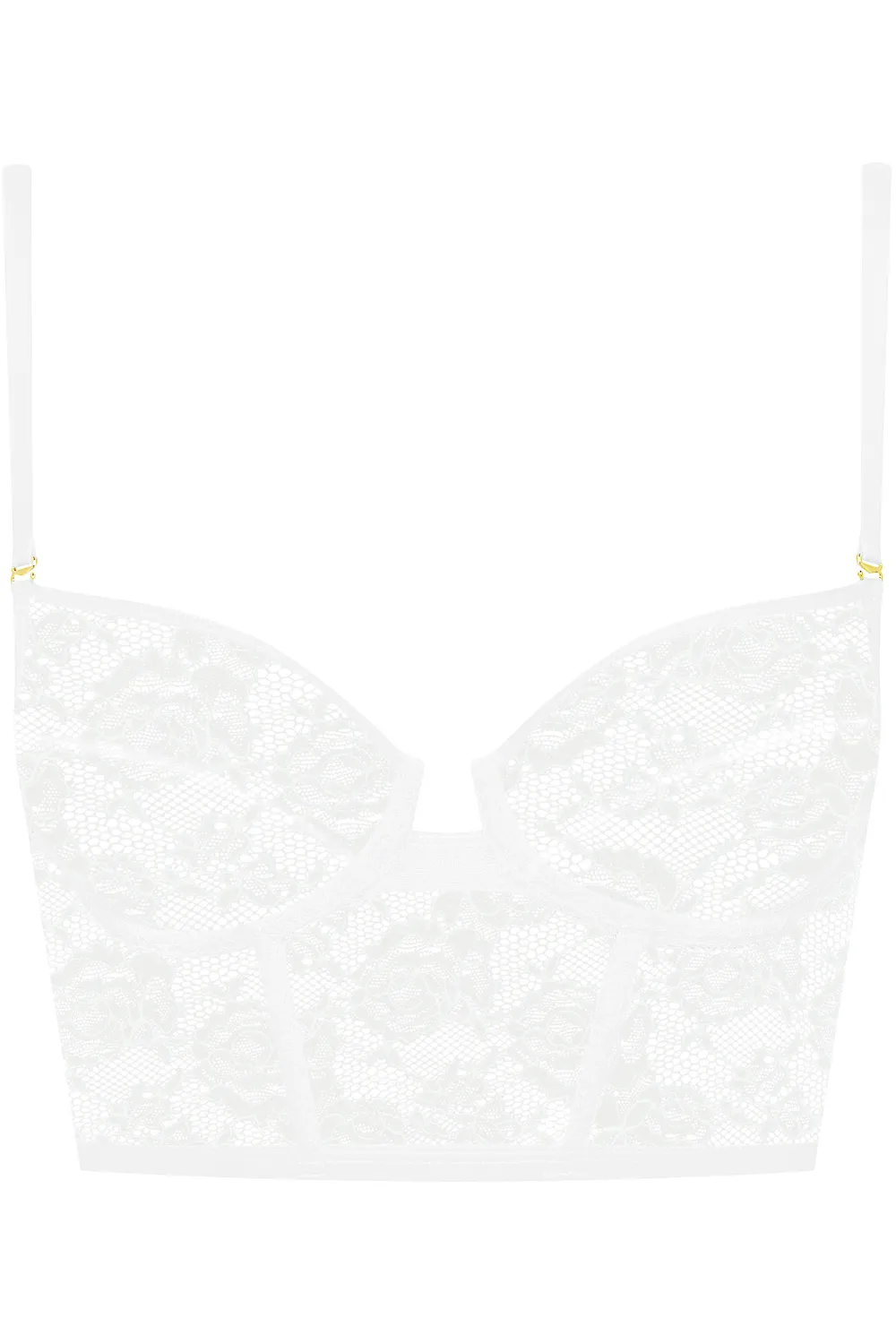 Flashback Lace Bustier White