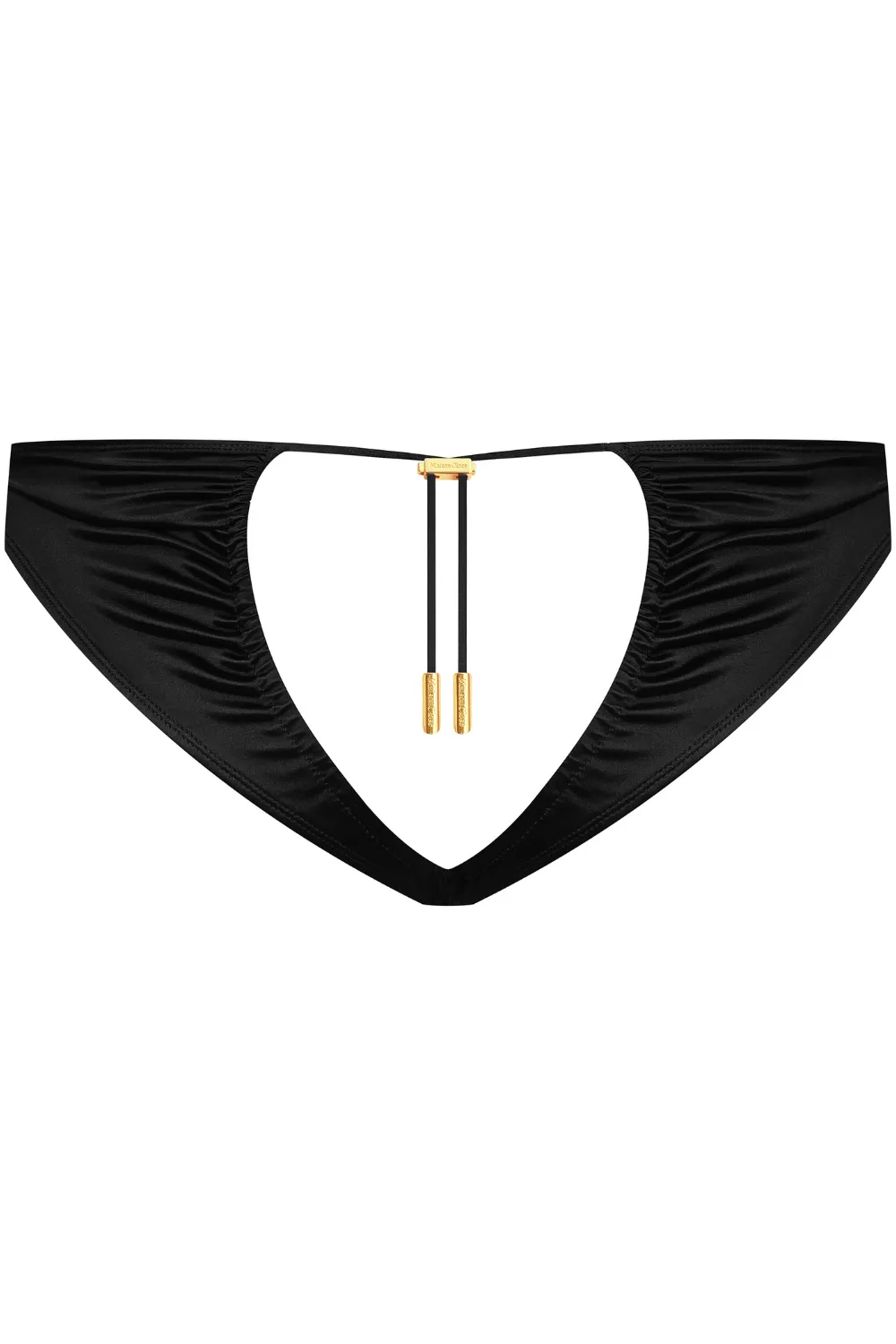 French Kiss Open Back Brief in Black