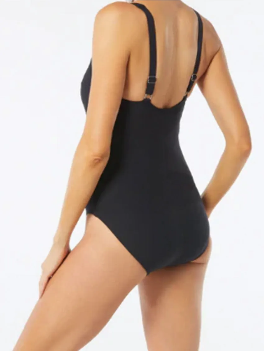 Gabar Twist Front One Piece Swimsuit