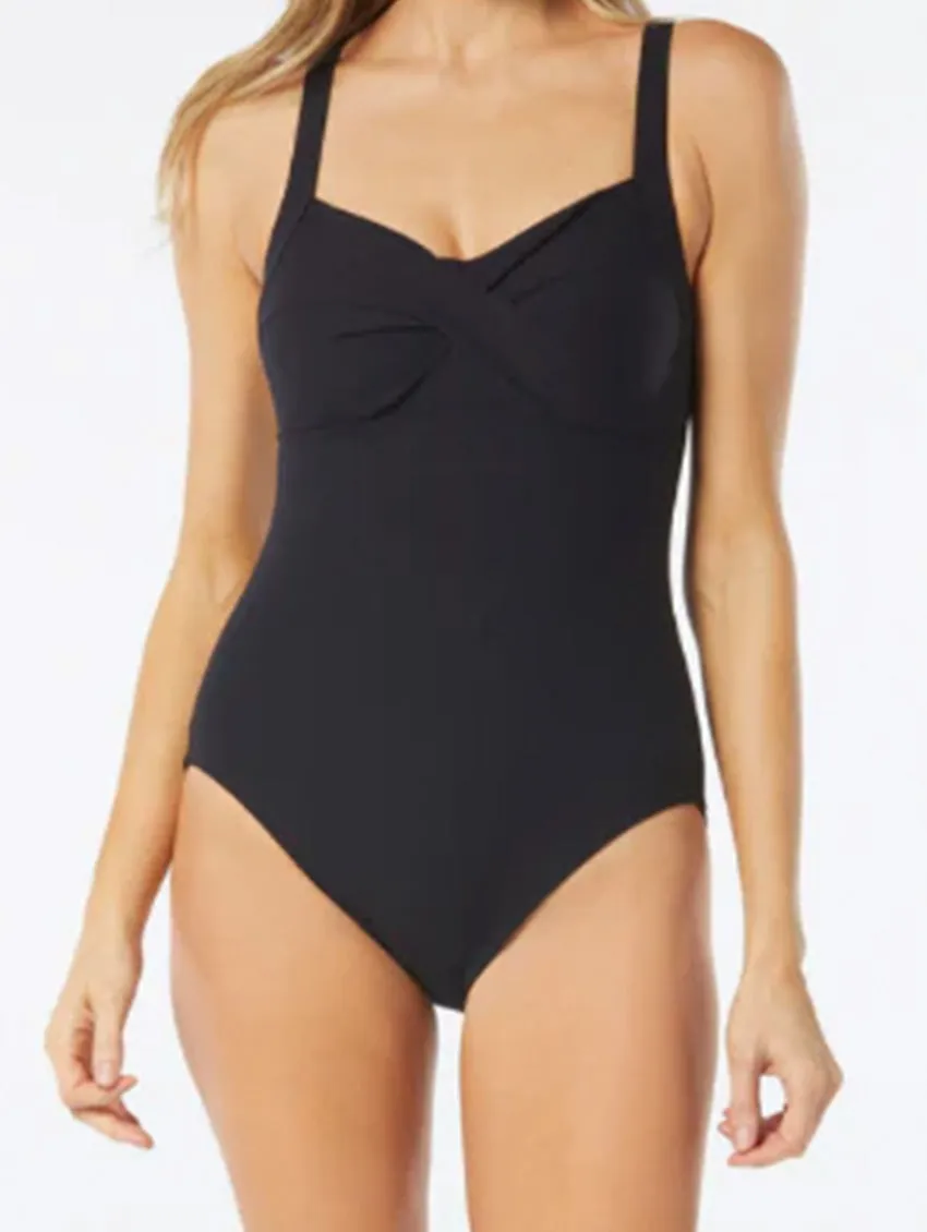 Gabar Twist Front One Piece Swimsuit