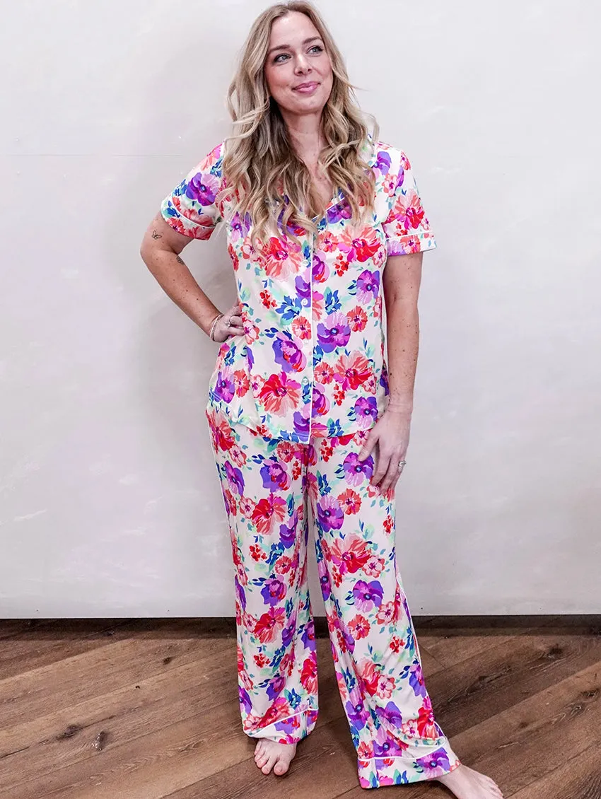 Georgia Rylan Button Up PJ Set