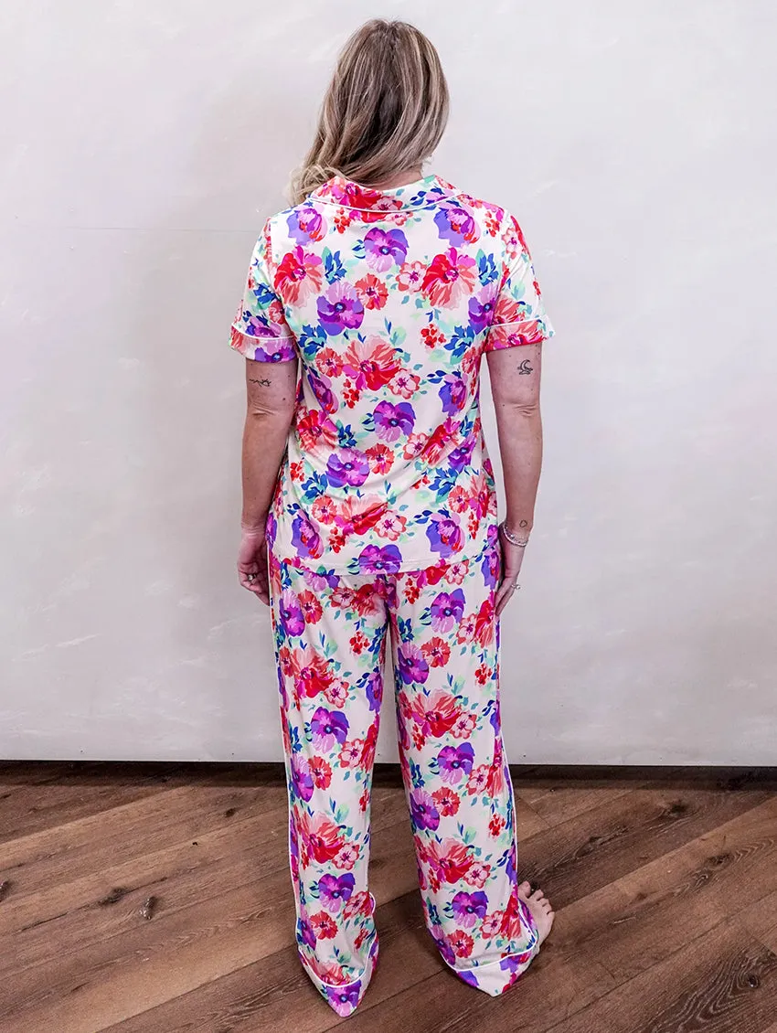 Georgia Rylan Button Up PJ Set