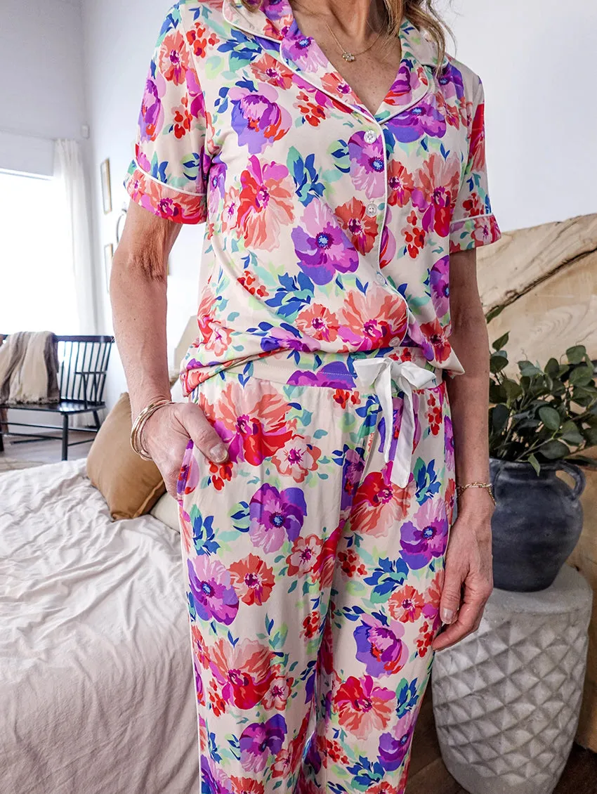 Georgia Rylan Button Up PJ Set