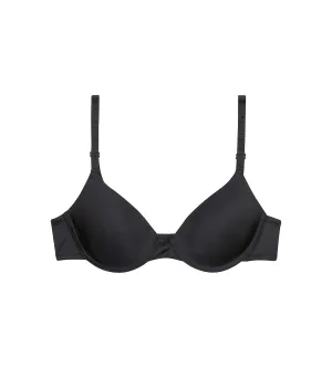 Girl's black cup bra Dim Invisible