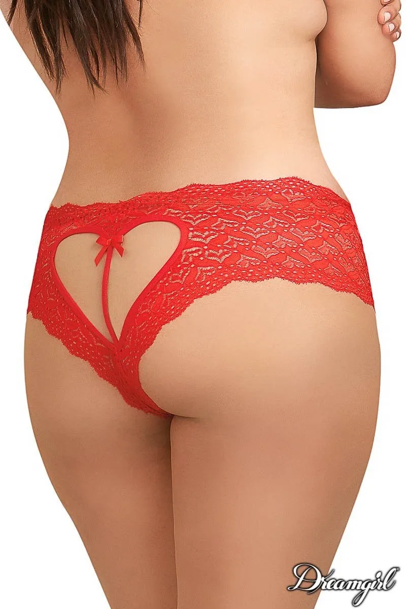 Heart Stretch Lace Panty
