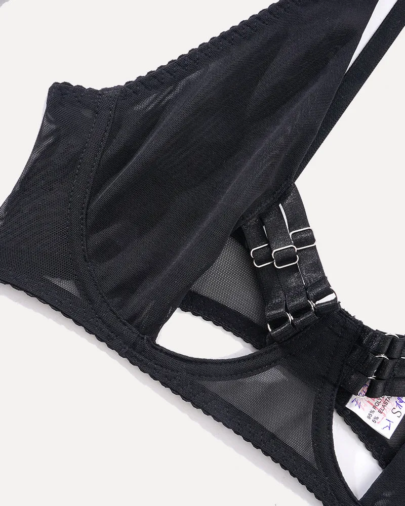 Hollow Out Tops and Skirt Sets with Gloves