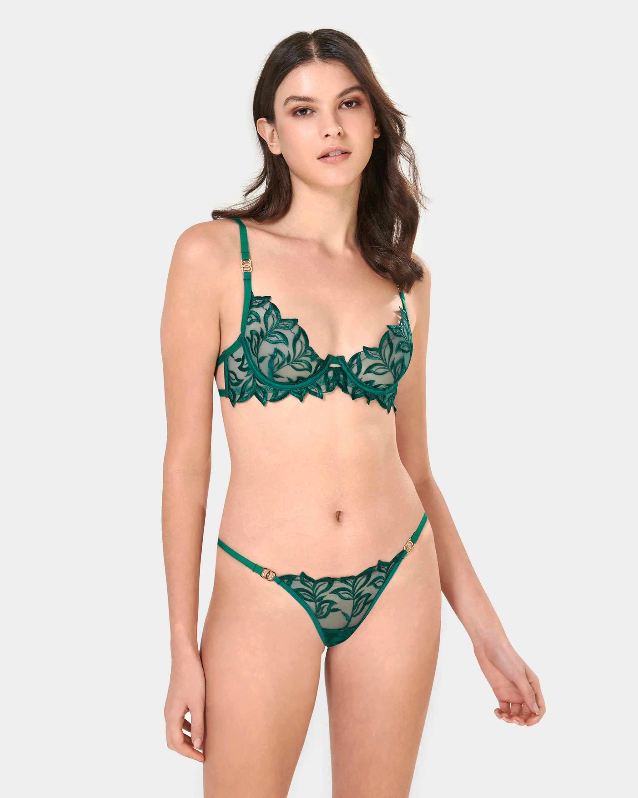 Isadora Bra Aventurine Green
