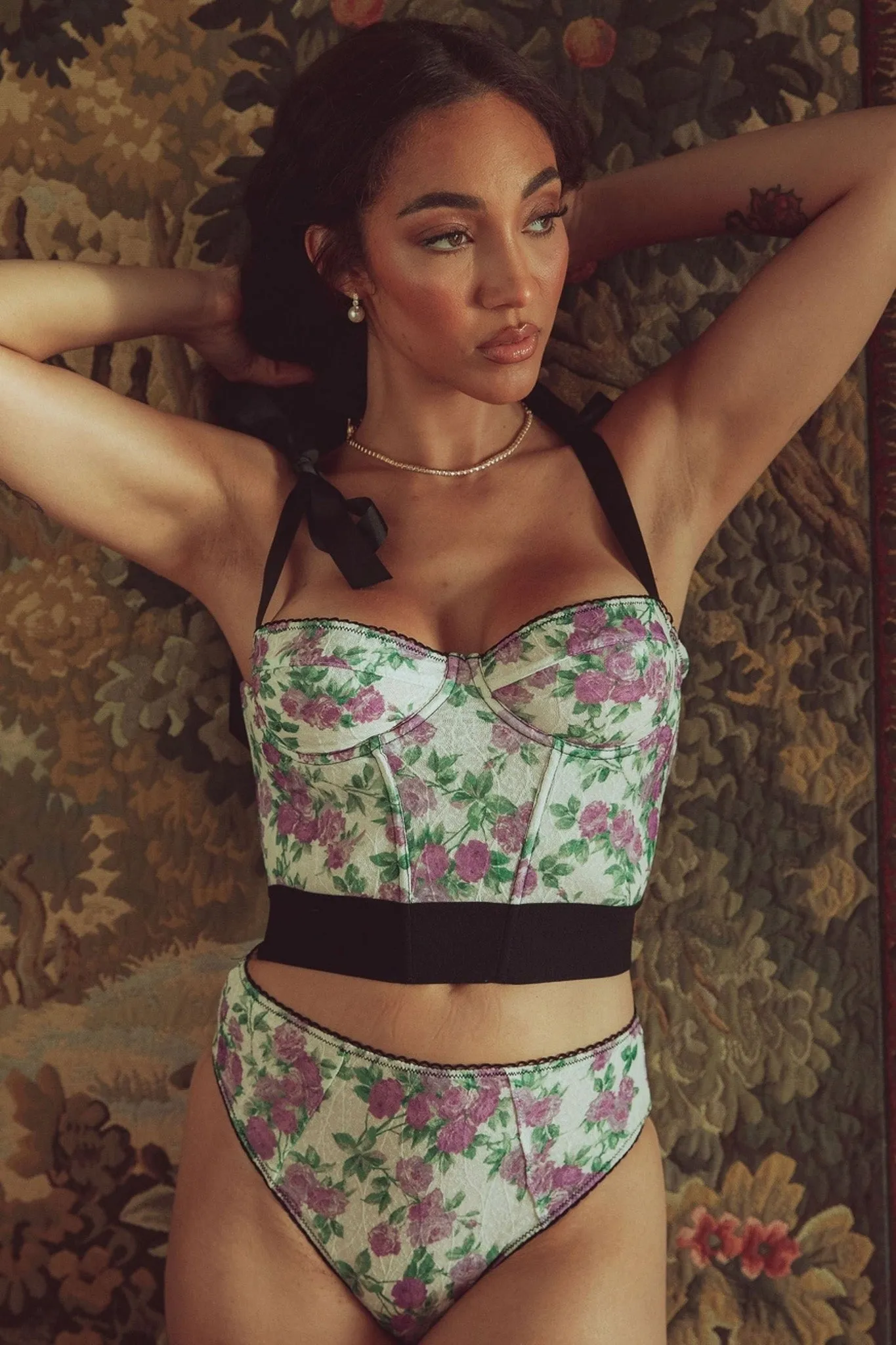 Kilo Brava Printed Lace High Waist Brief