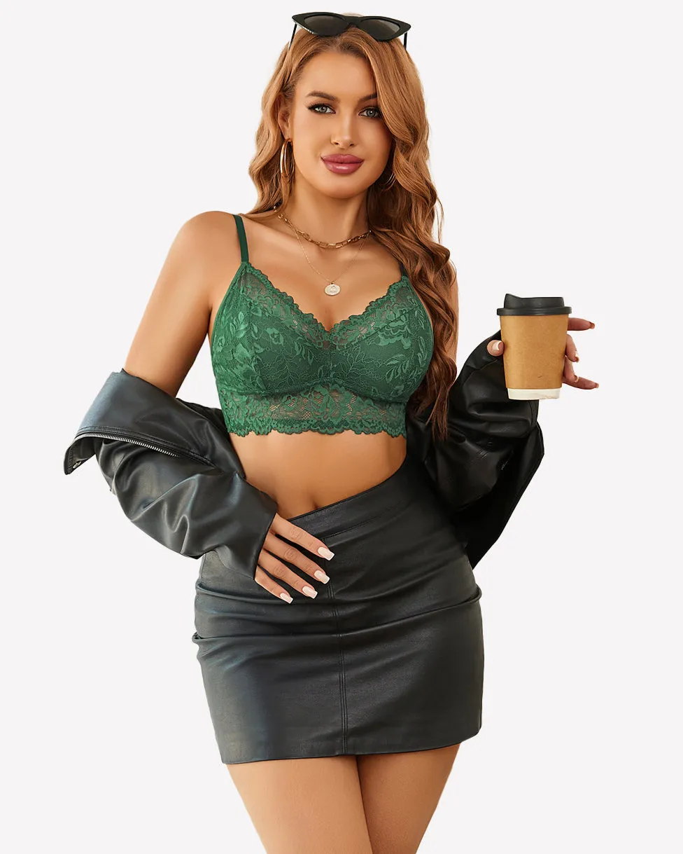 Lace Camisole Y2K Tank Top Wireless Bra