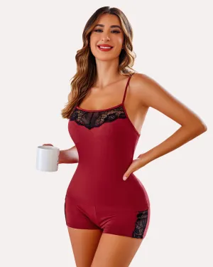 Lace Pajamas Set Shorts Sets (DE Only)
