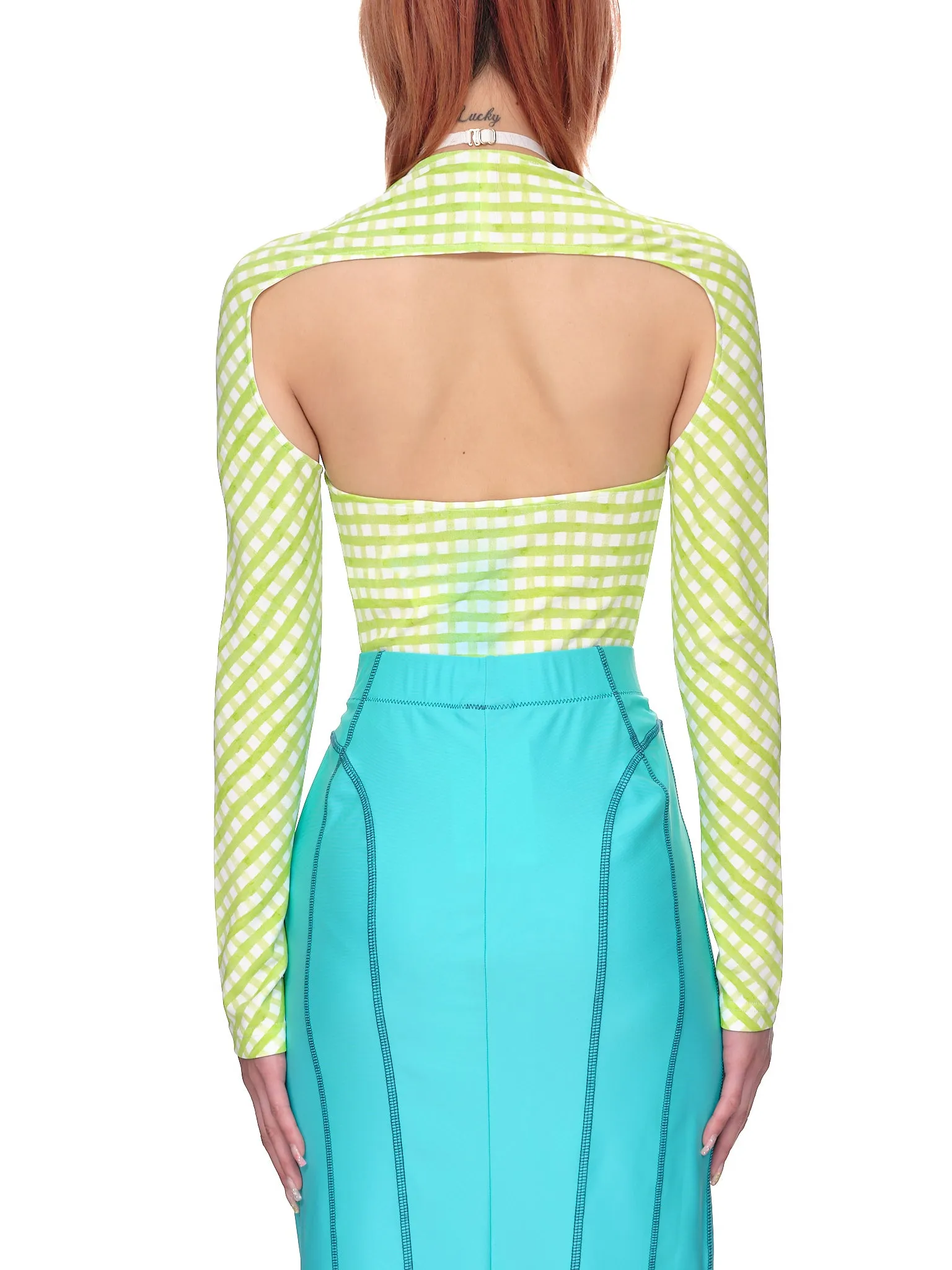Le Body Nodi (221TO007-1026-GREEN-CHECKS)