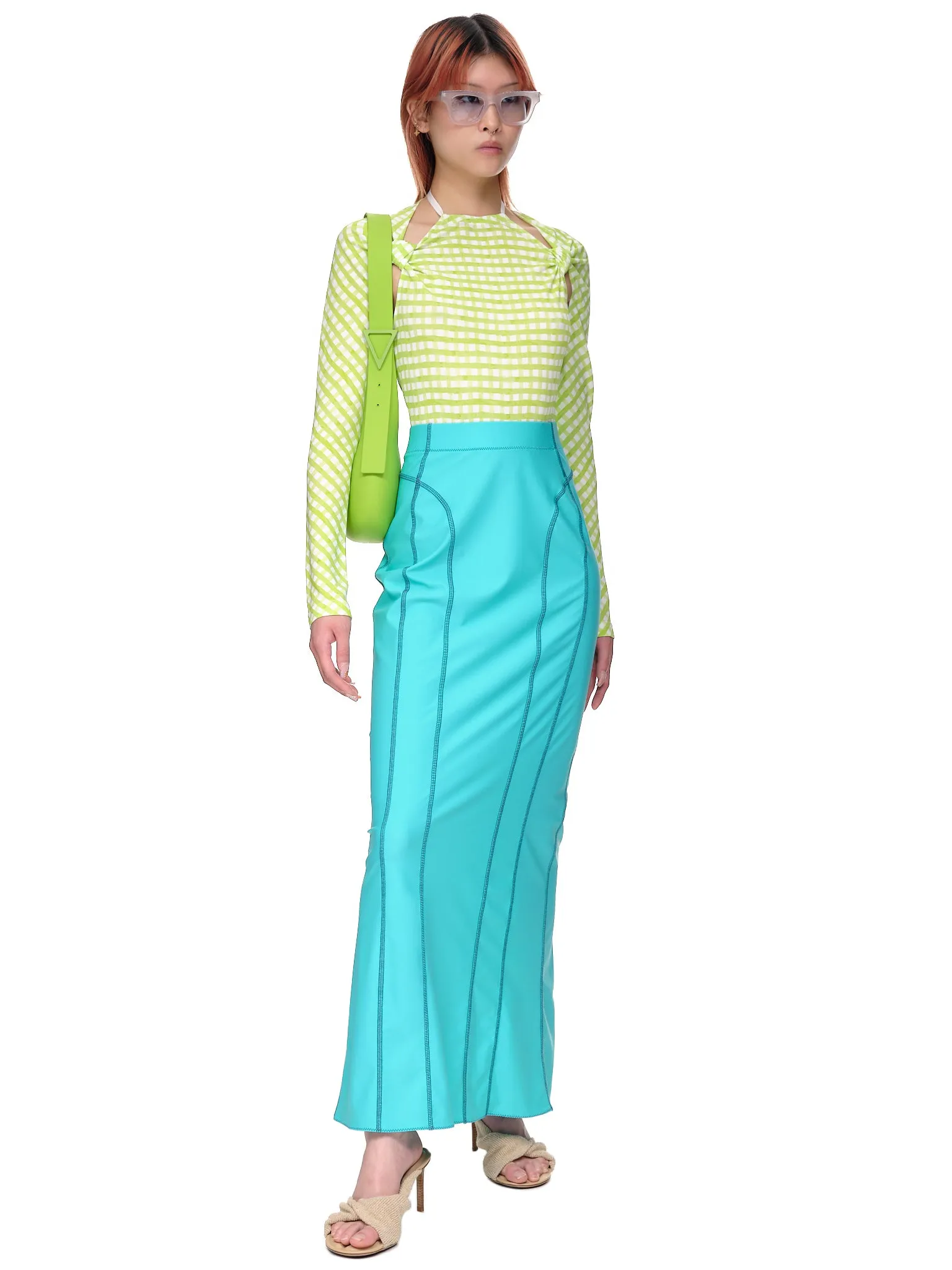 Le Body Nodi (221TO007-1026-GREEN-CHECKS)