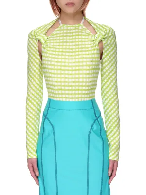 Le Body Nodi (221TO007-1026-GREEN-CHECKS)