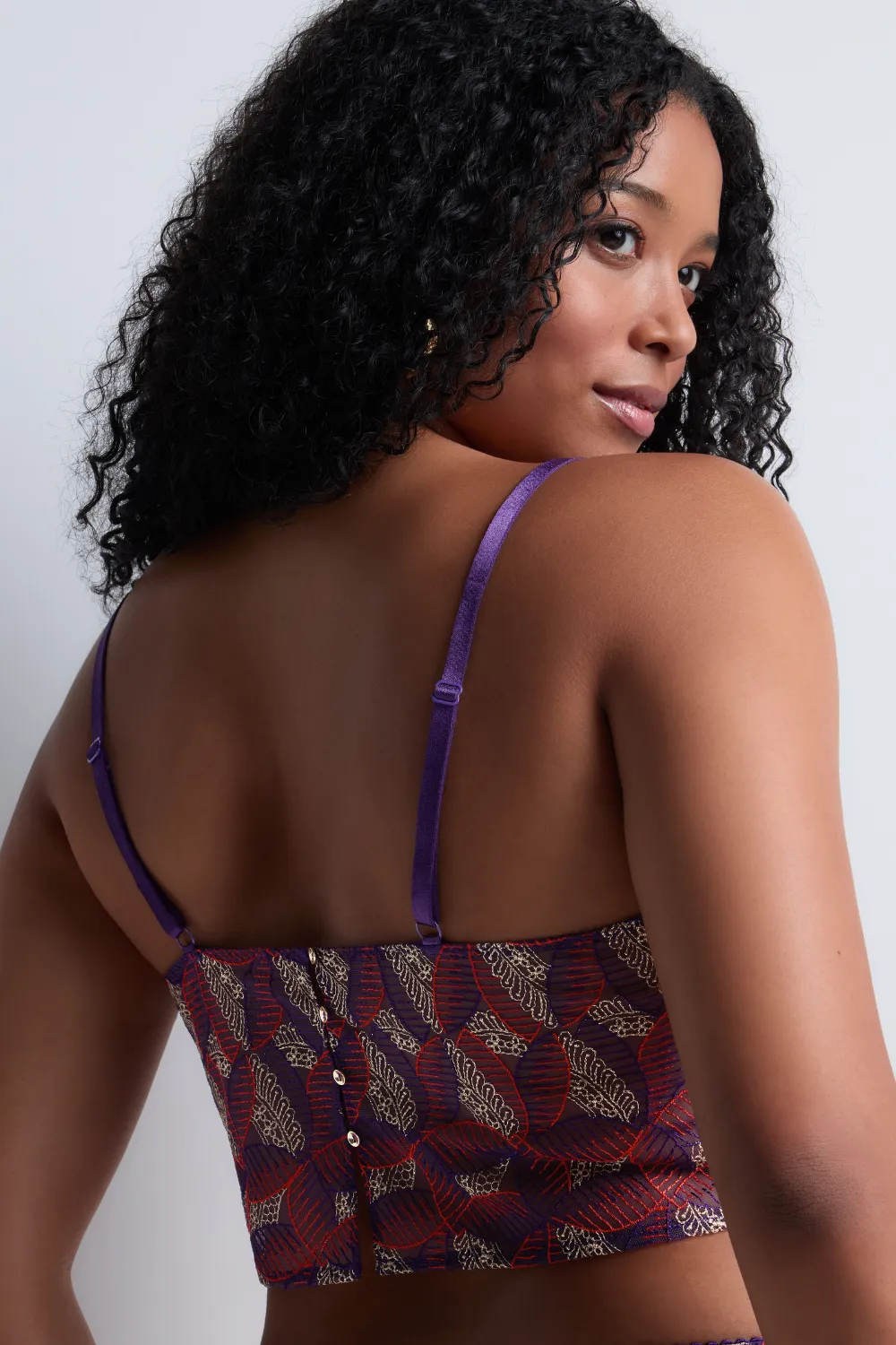 Life Celebration Embroidered Cropped Cami