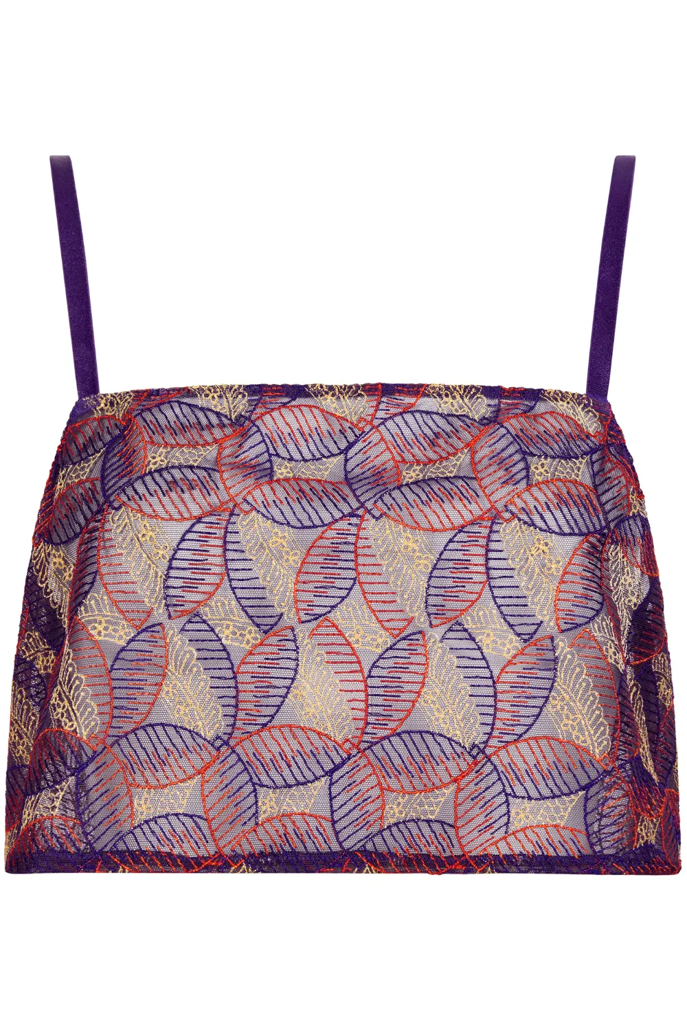 Life Celebration Embroidered Cropped Cami