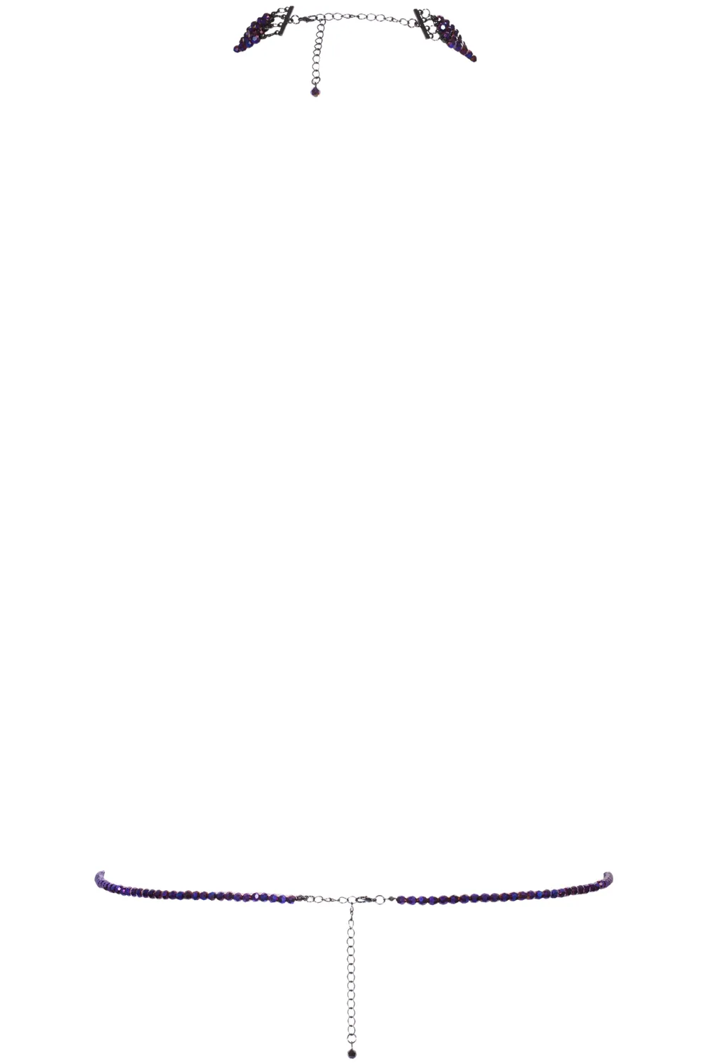 LIMITED EDITION: À Ton Cou Pearl Harness in Purple