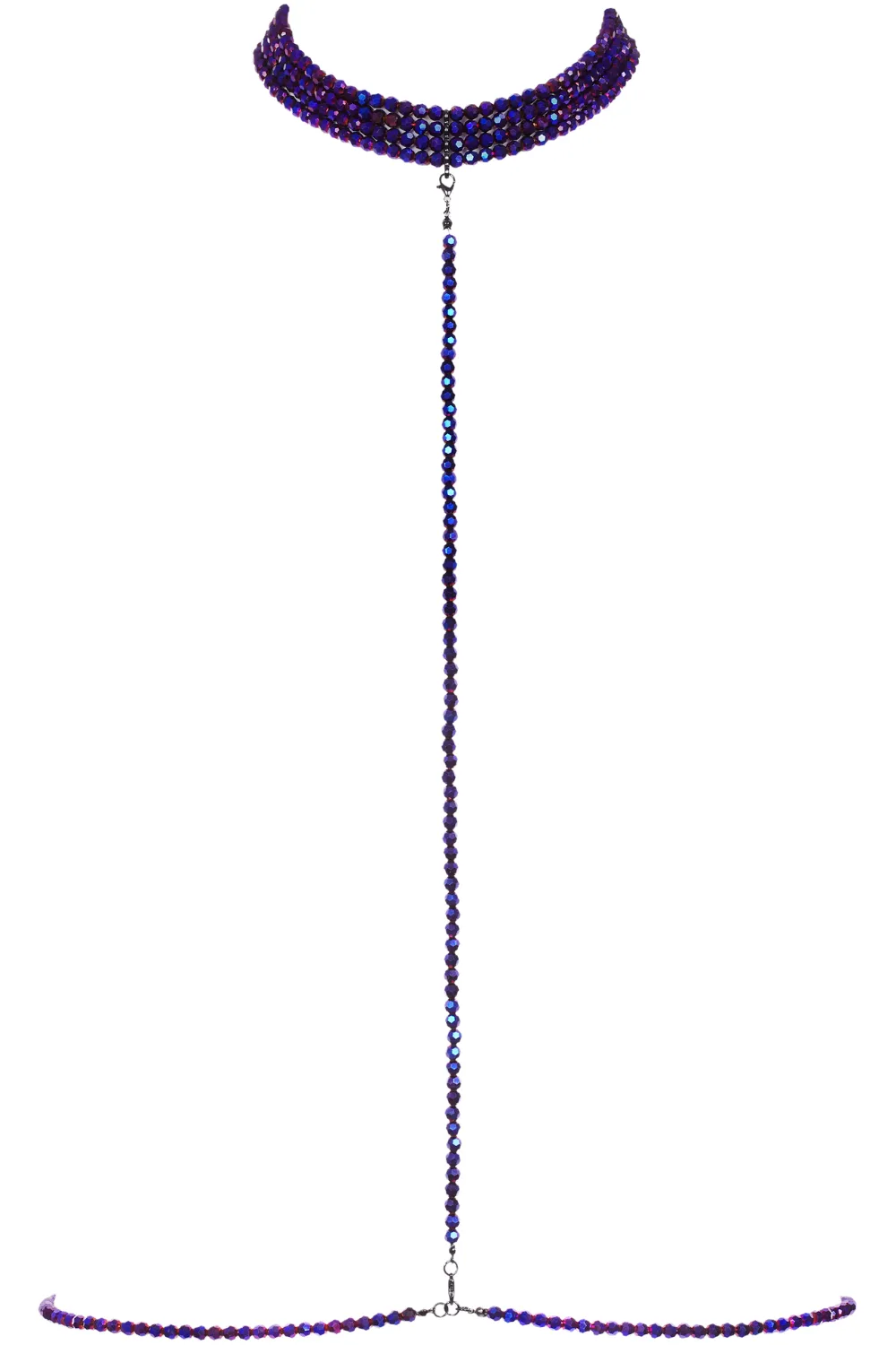LIMITED EDITION: À Ton Cou Pearl Harness in Purple