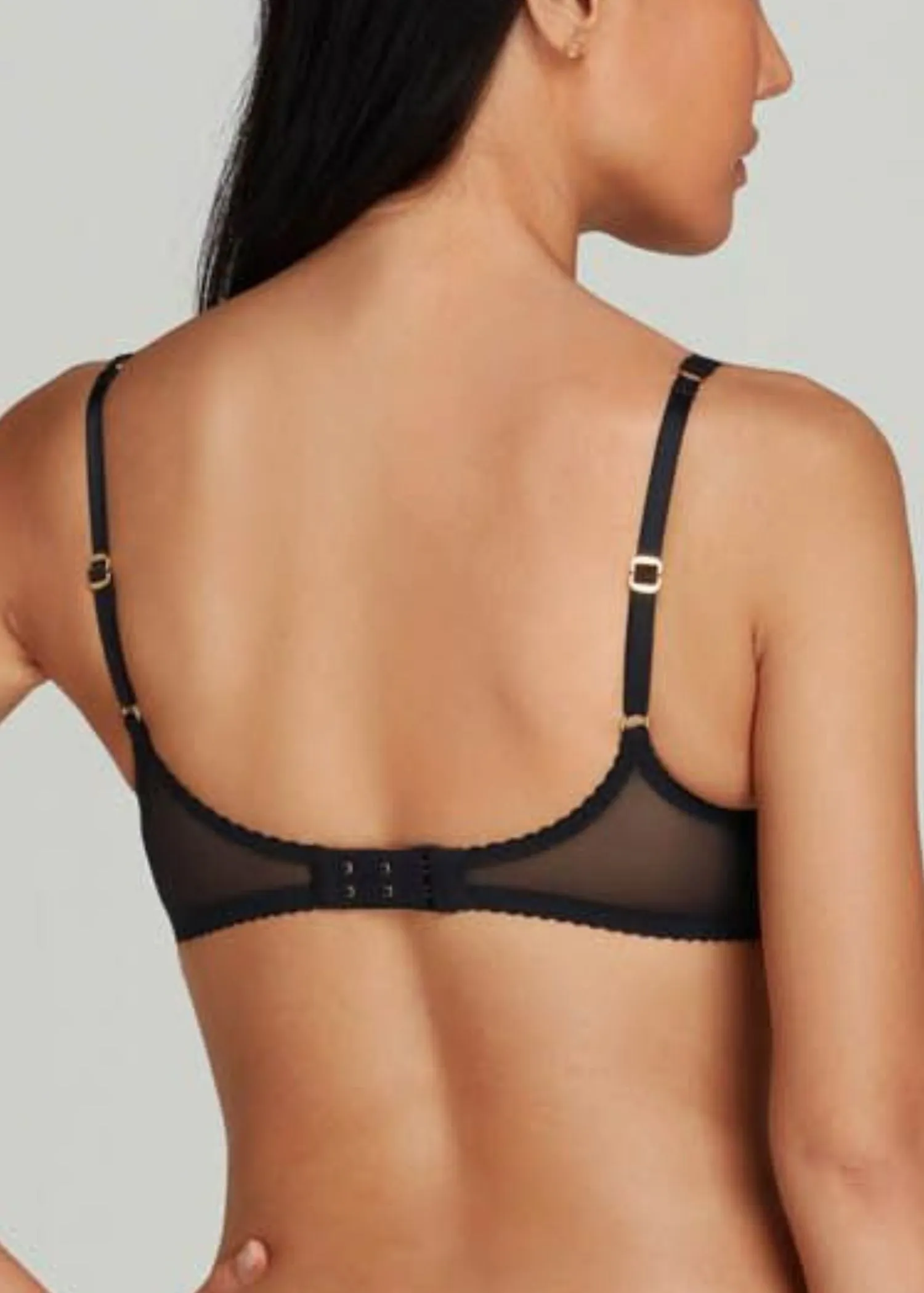 Lorna Heart Bra (Black / Red)