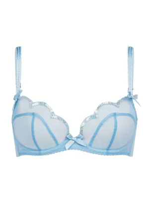 Lorna Party Plunge Bra (Baby Blue)