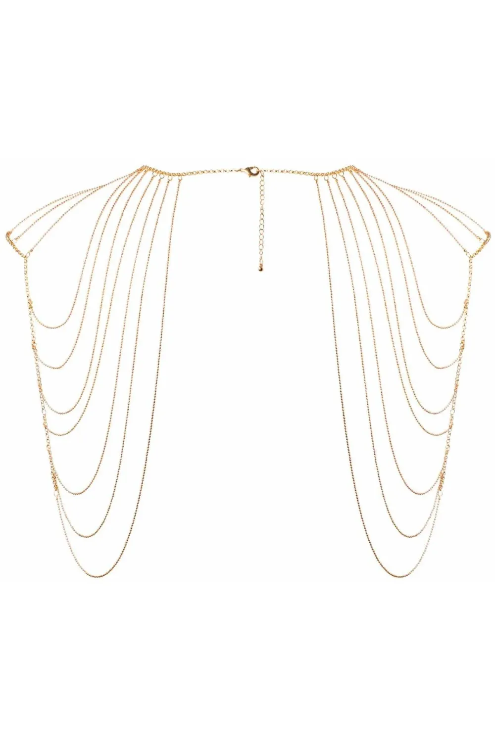 Magnifique Shoulders and Back Chain in Gold