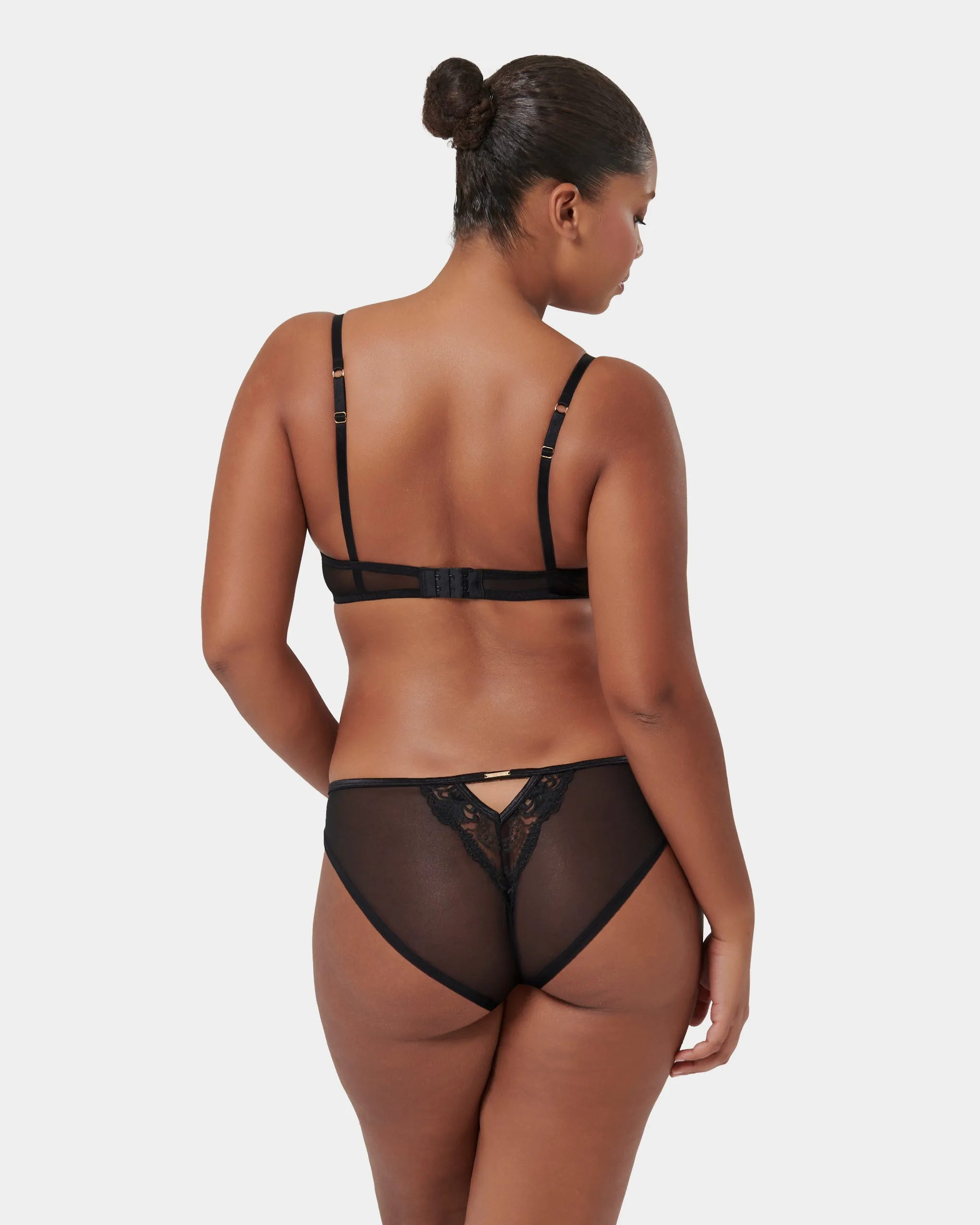 Marseille Mesh-Sided Brief Black