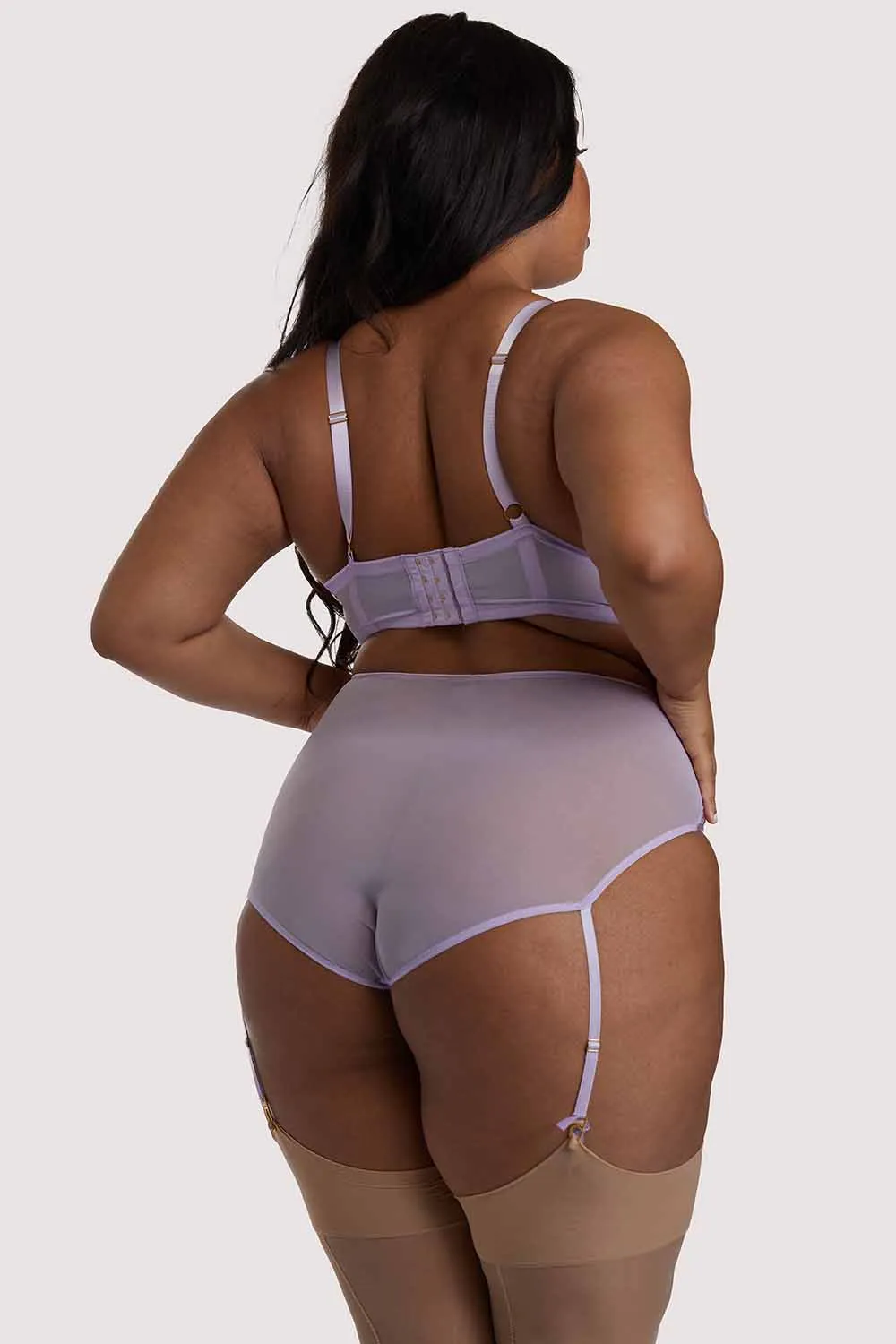 Mila Lilac Lace Triangle Bra