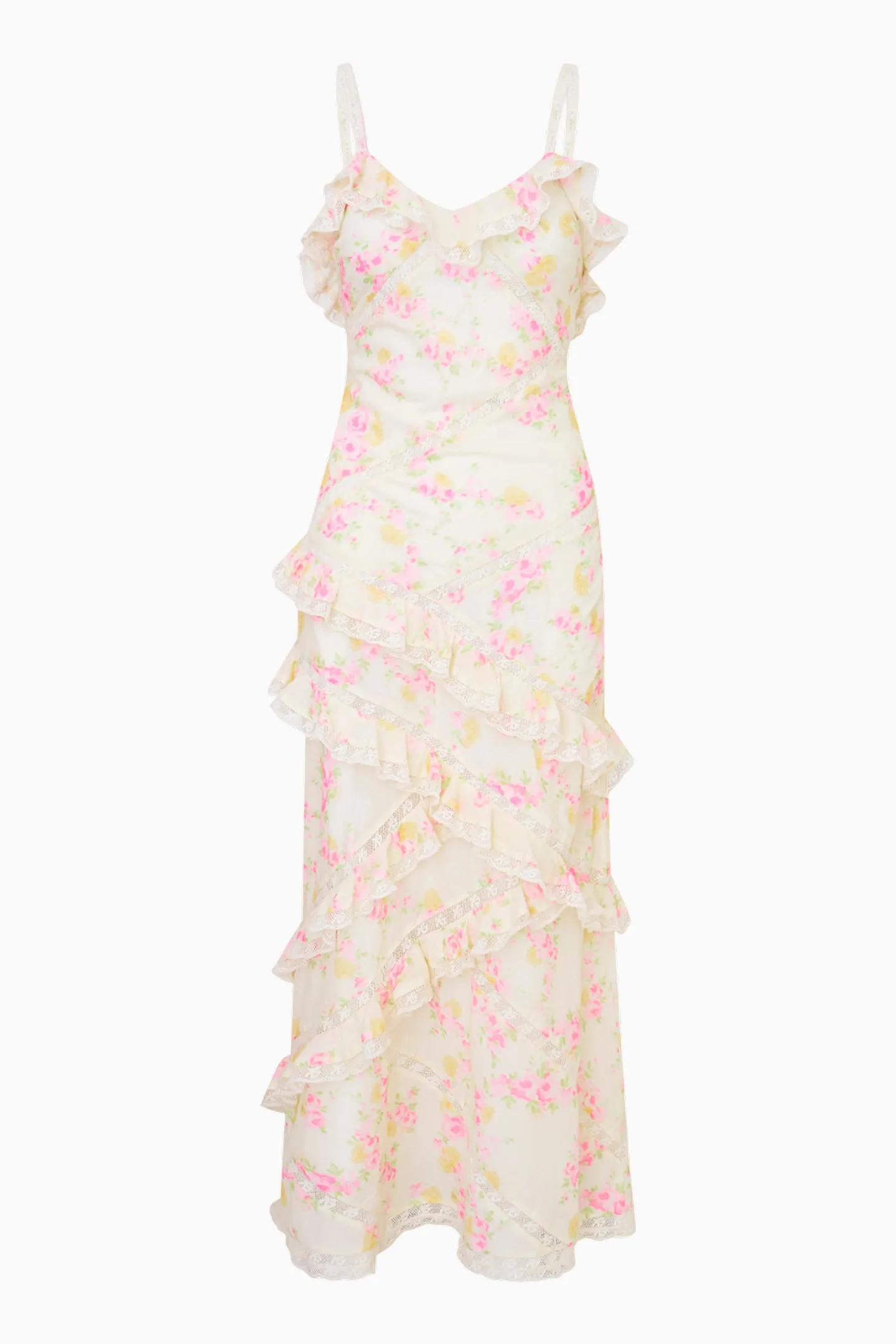 Nocelle Cotton Floral Maxi Dress