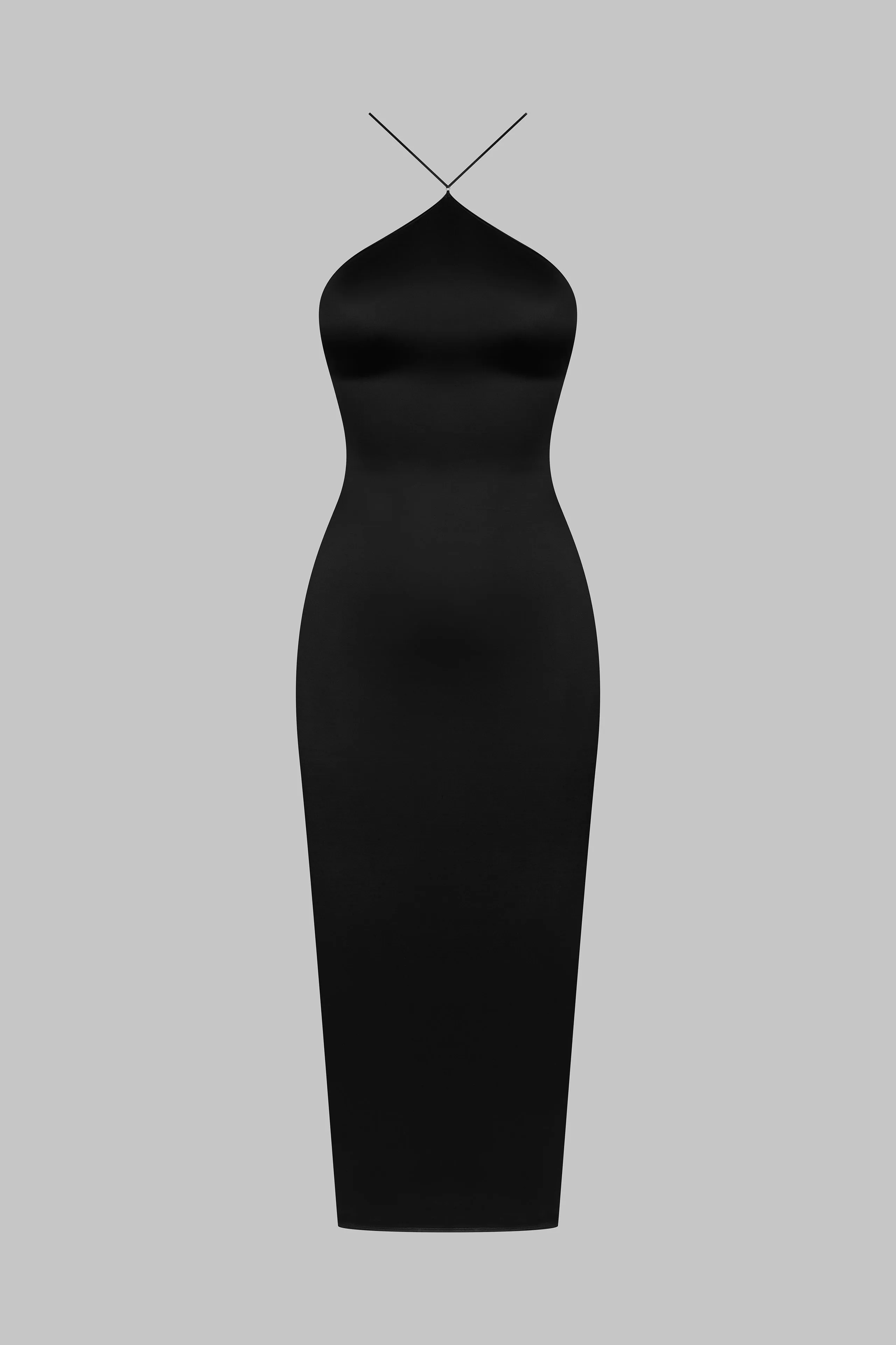 Open Back Midi Dress - French Kiss