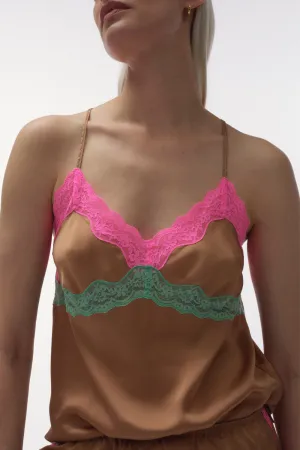 Pandora Satin Camisole. Size XS (UK 6)
