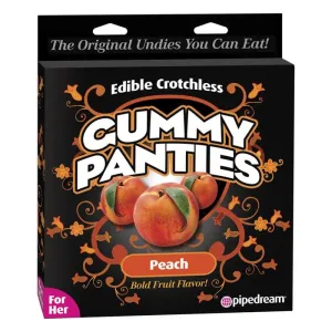 Pipedream Products Edible Crotchless Peach Gummy Panty