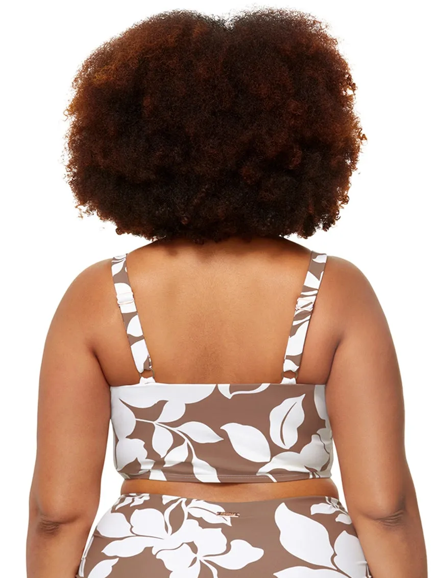 Raisins Glass Beach Aruba Longline Swim Top