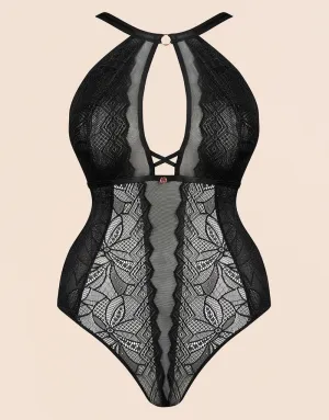 Scantilly Opulence Multiway Stretch Lace Body Black