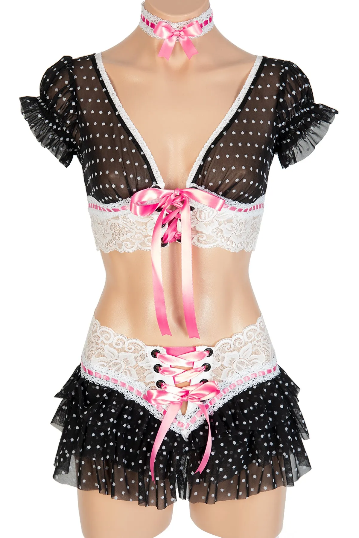 Scarlet Lace-Up Top