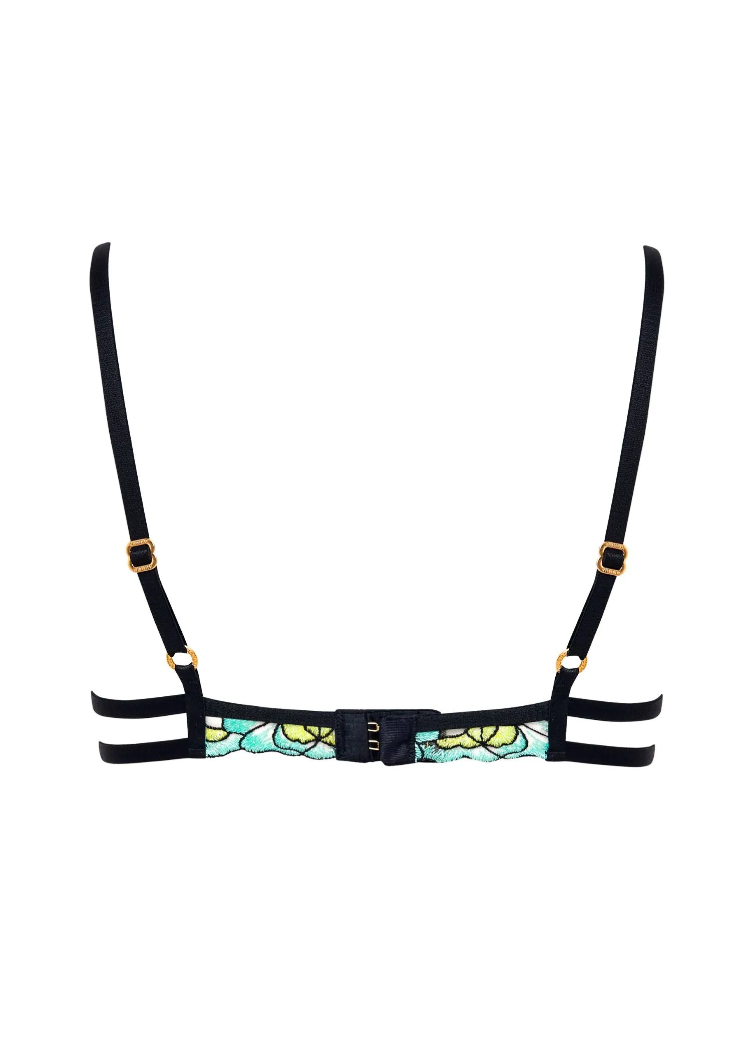 Serena Wired Bra (Mint/Lemon/Black)
