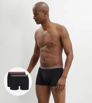 Set of 2 Daily Colors black boxers