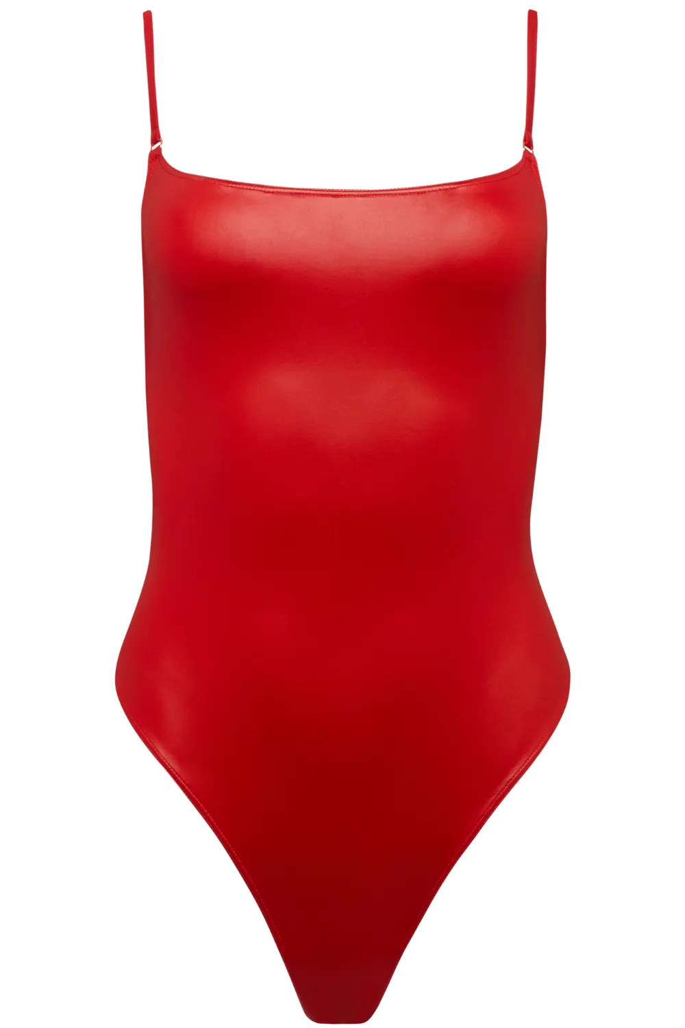 Splash Thong Swimsuit in Red