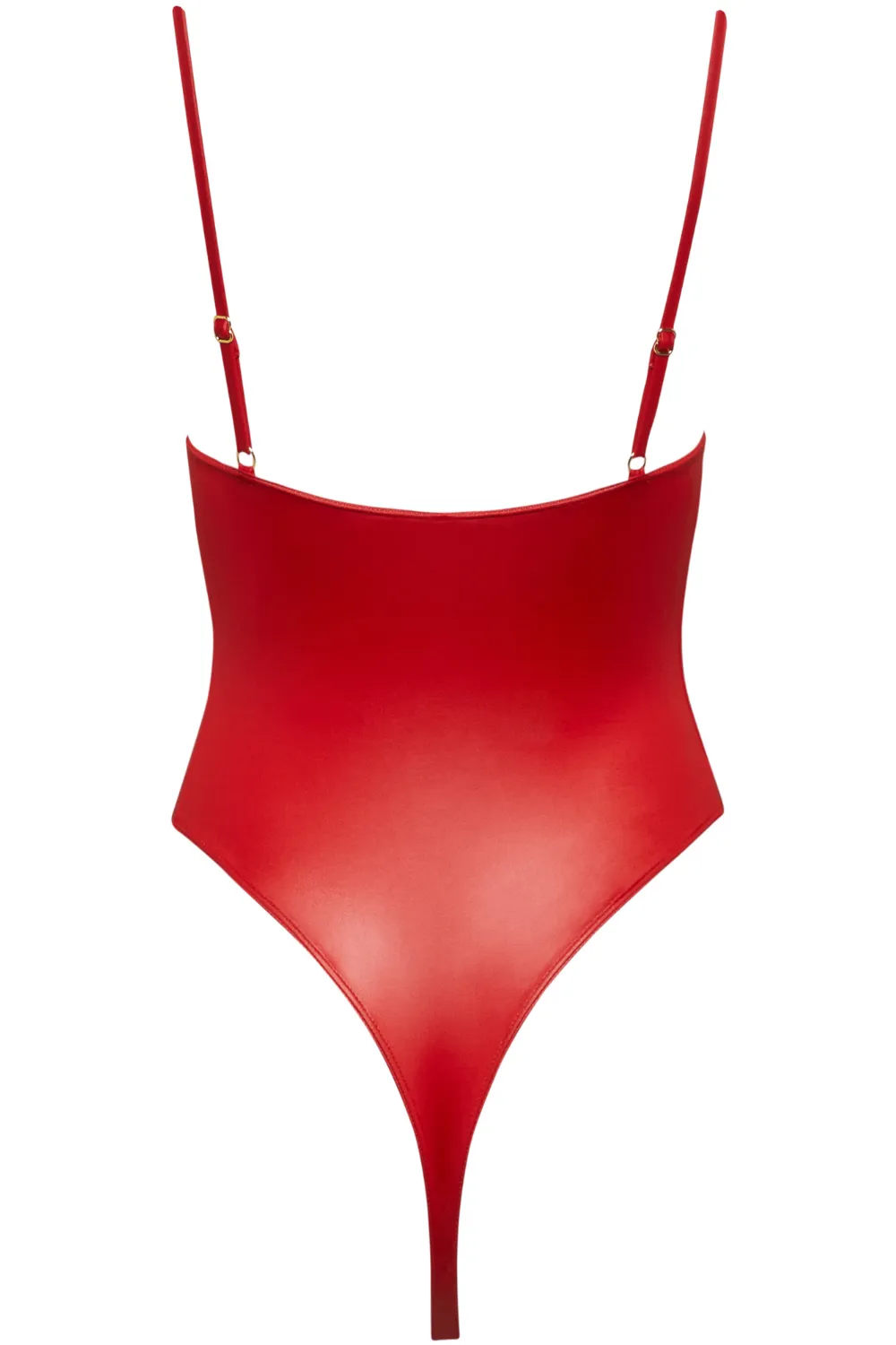 Splash Thong Swimsuit in Red